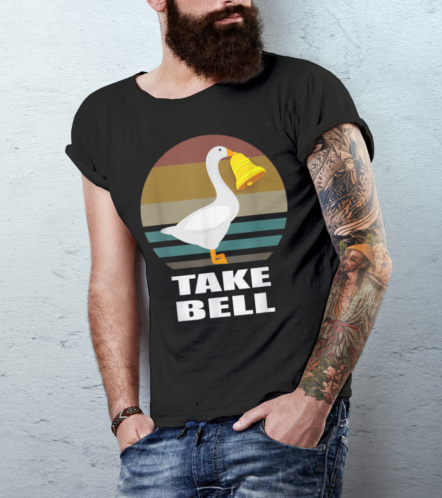 Funny Goose Take Bell Game T-Shirt