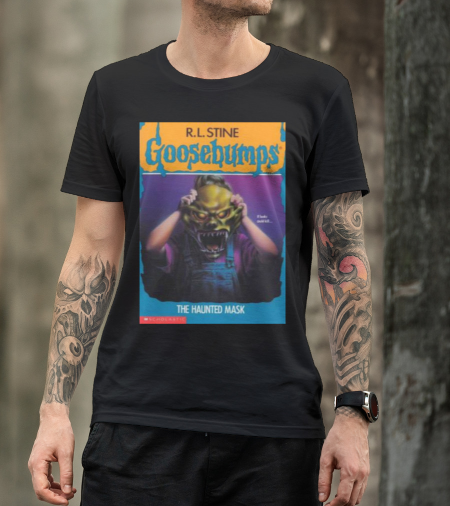 R.L. Stine Goosebumps The Haunted Mask If Looks Could Kill T-Shirt