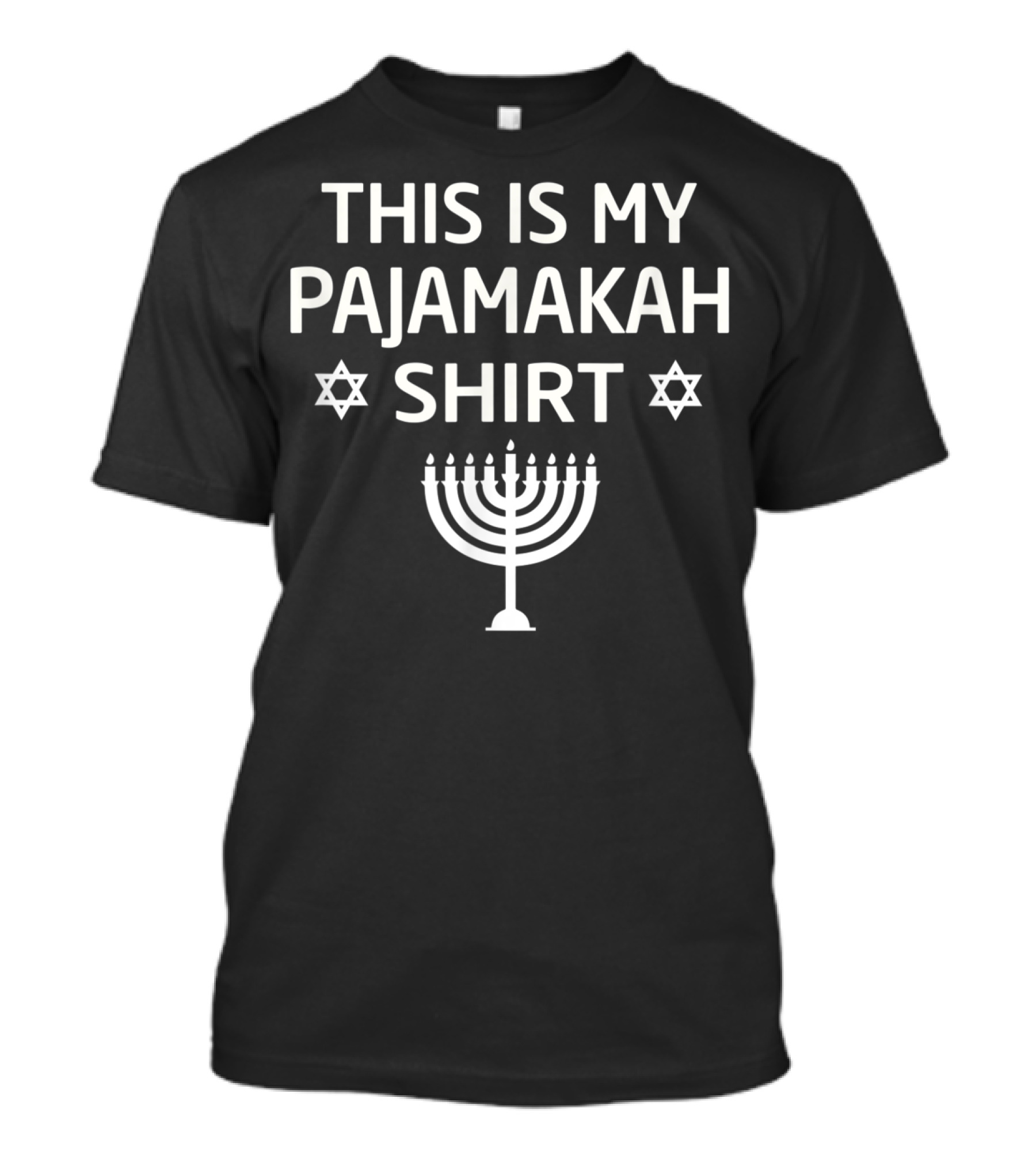 This Is My Pajamakah Shirt Menorah Stars T-Shirt