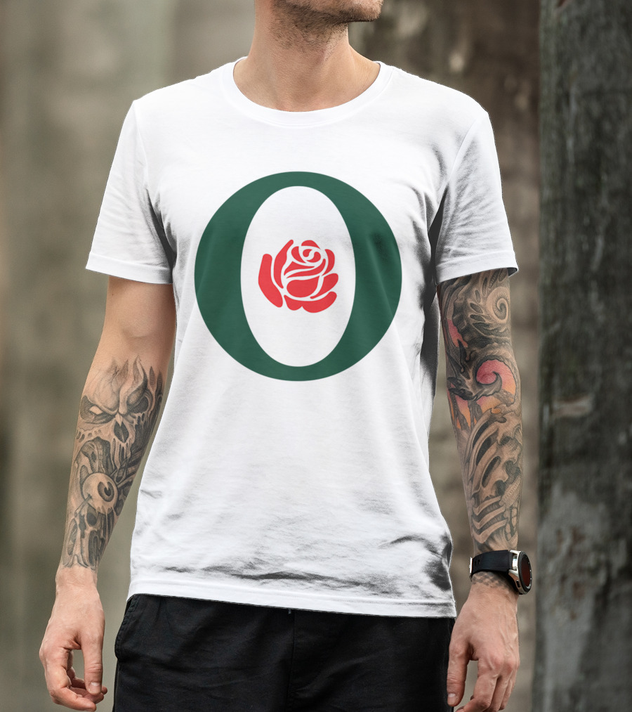 Oregon Fan Rose Duck Game Day O T-Shirt