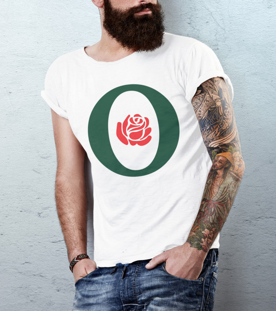 Oregon Fan Rose Duck Game Day O T-Shirt