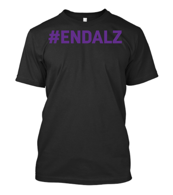 Alzheimer's Awareness Products #ENDALZ Purple T-Shirt