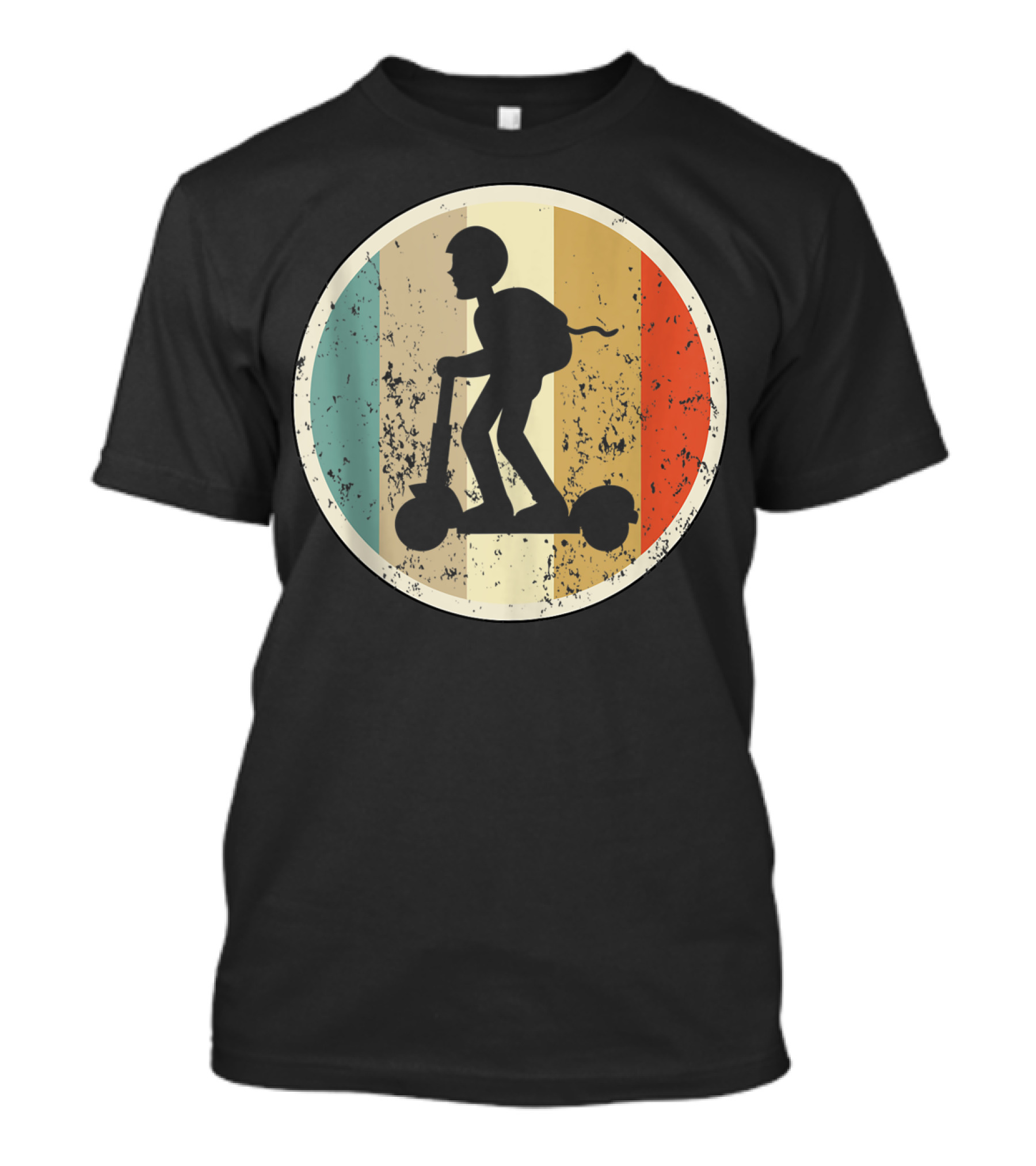 Retro Vintage Escooter Electric Scooter Driver T-Shirt