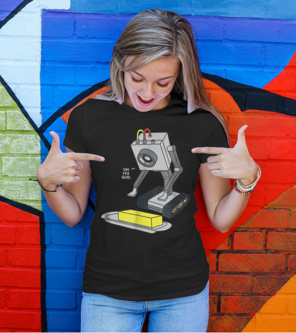 Rick And Morty Pass The Butter Oh My God Robot Scene T-Shirt