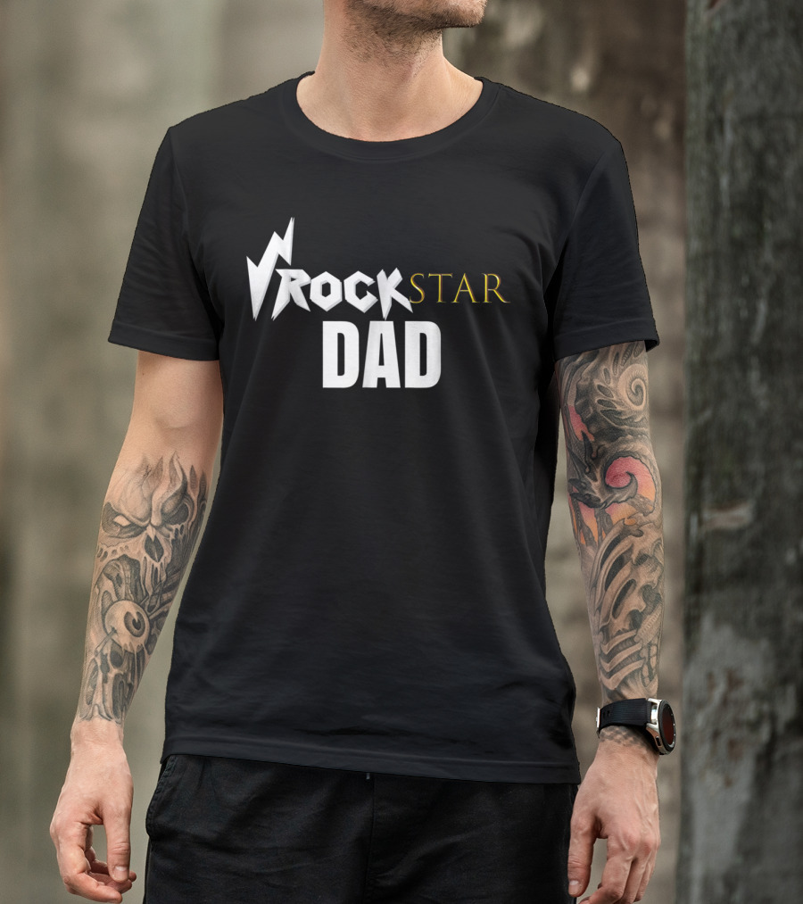 Rockstar Dad Birthday Party T-Shirt