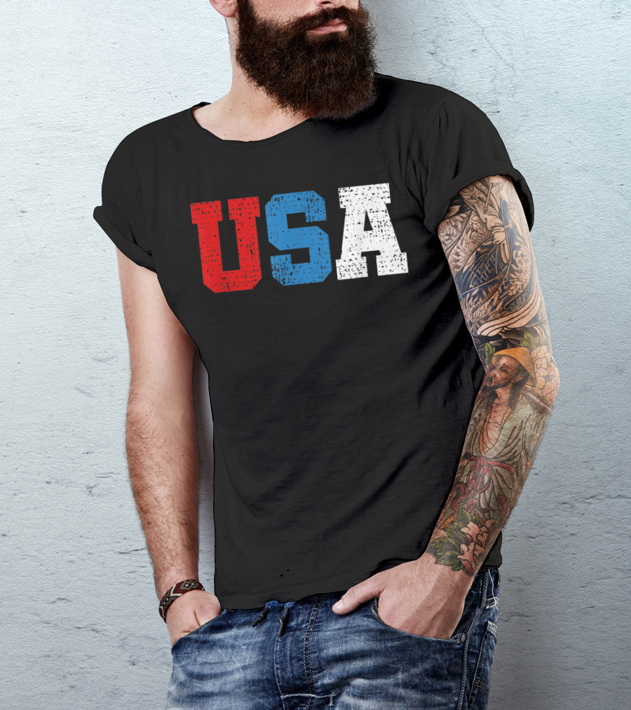 USA Fourth Of July America Unite Independence Day T-Shirt