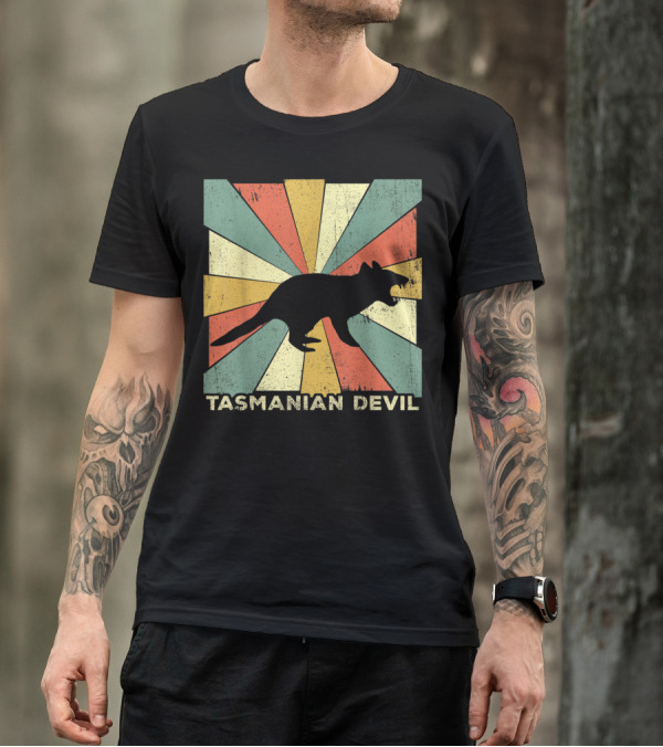 Vintage Tasmanian Devil Lover Style Animal Retro T-Shirt