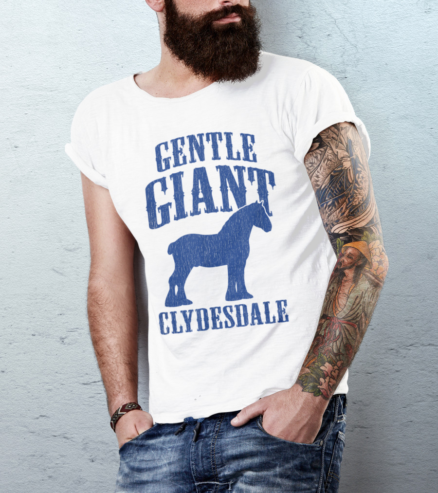 Gentle Giant Clydesdale Draft Horse T-Shirt
