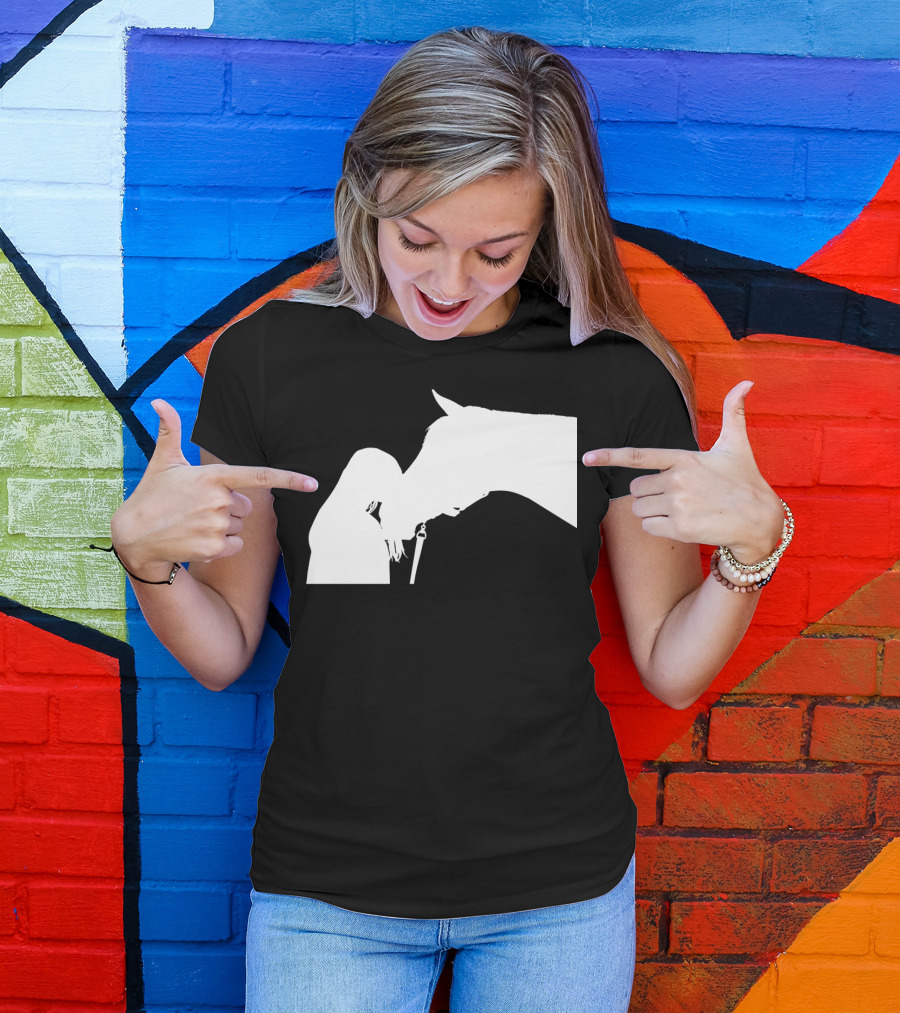 Girls Horse Rider Love My Horse Equine Bond T-Shirt