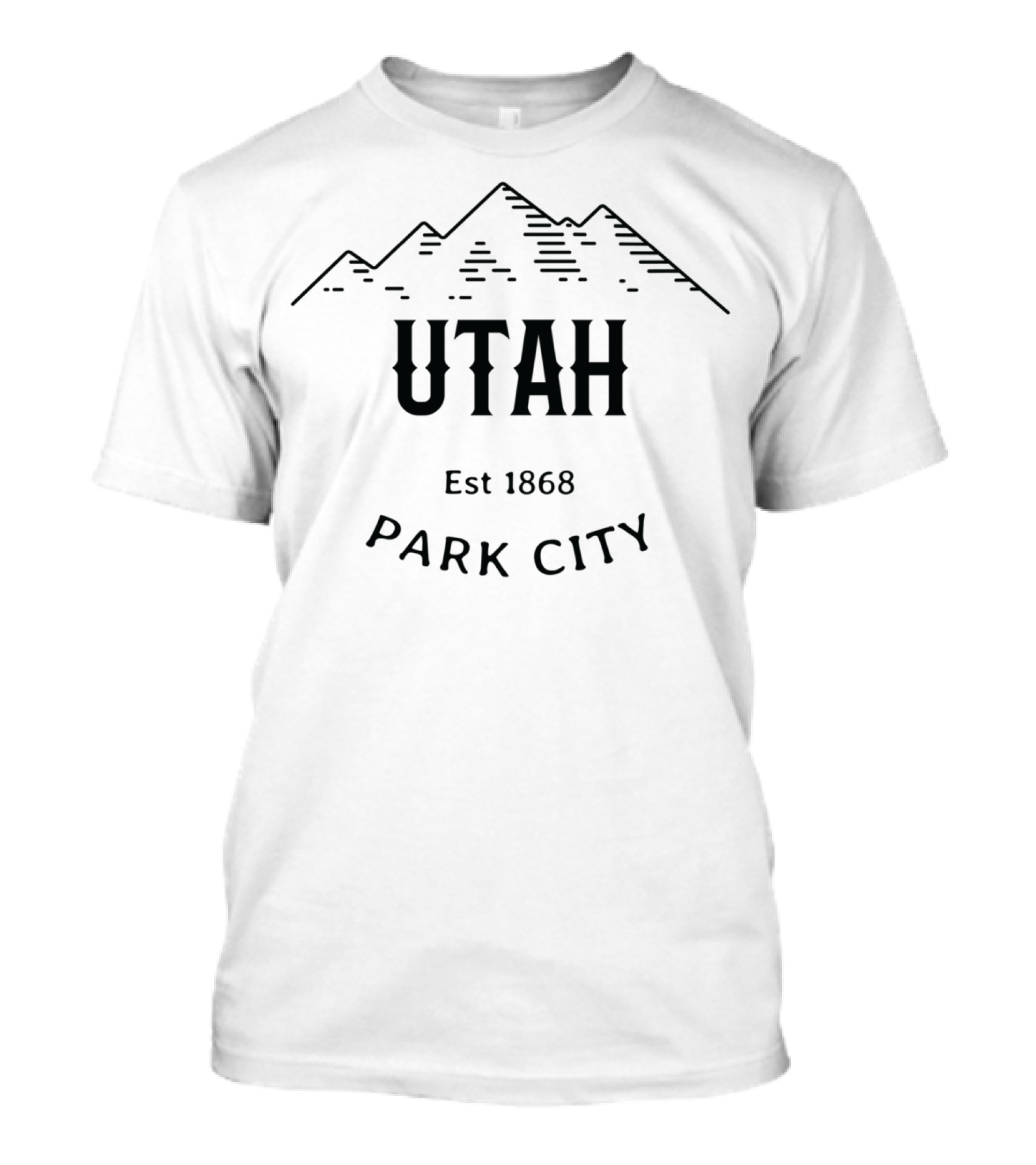 Utah Park City Est 1868 Rocky Mountains T-Shirt