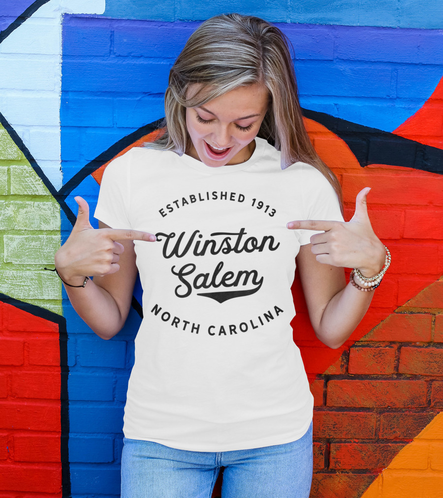 Established 1913 Winston Salem North Carolina Classic Vintage T-Shirt