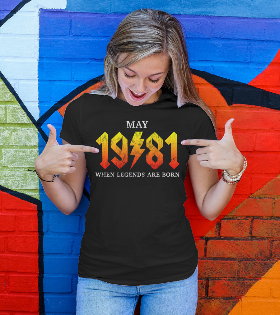 May 1981 When Legends Are Born T-Shirt