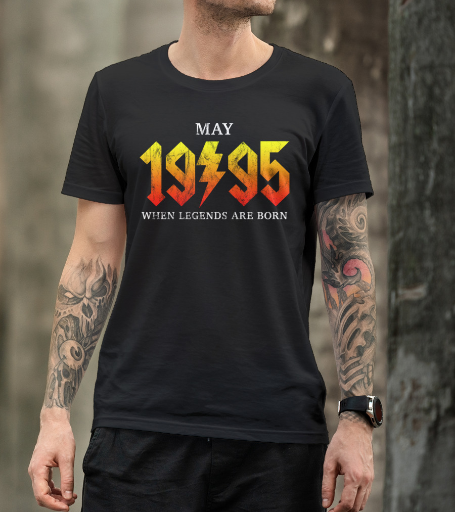 May 1995 When Legends Are Born Classic Rock T-Shirt