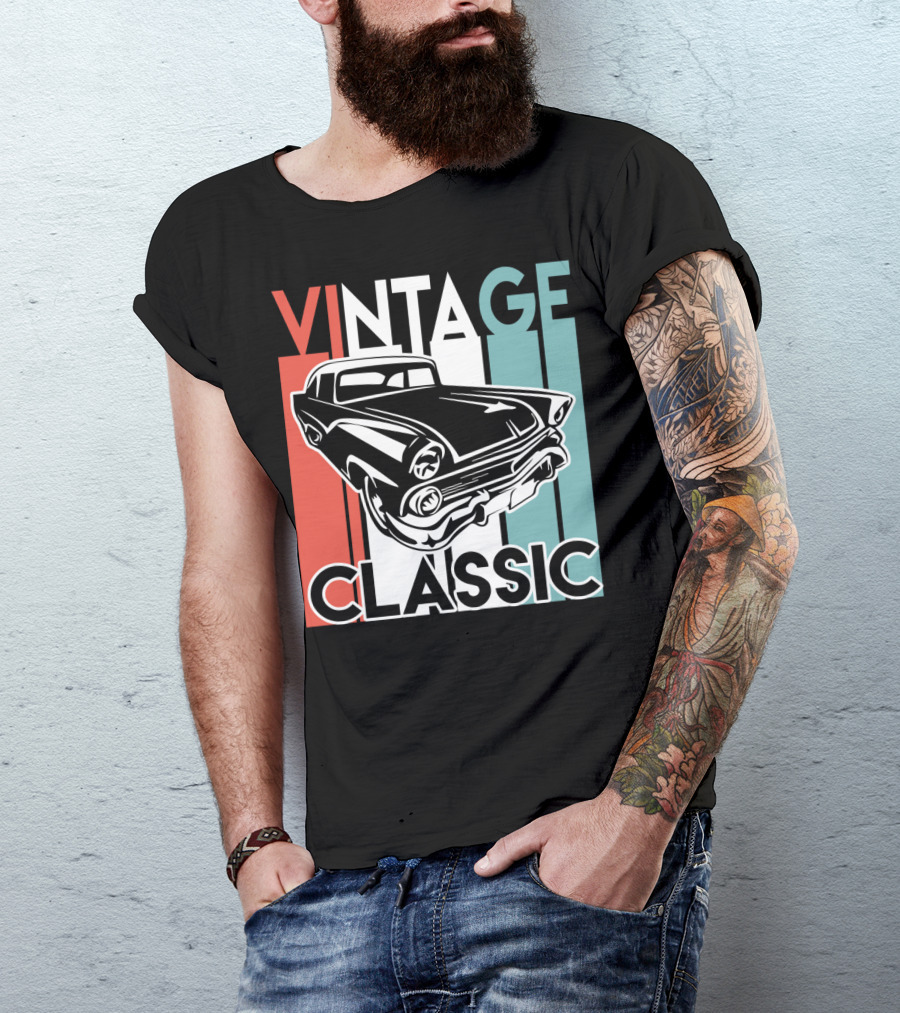 Vintage Classic Old Car T-Shirt