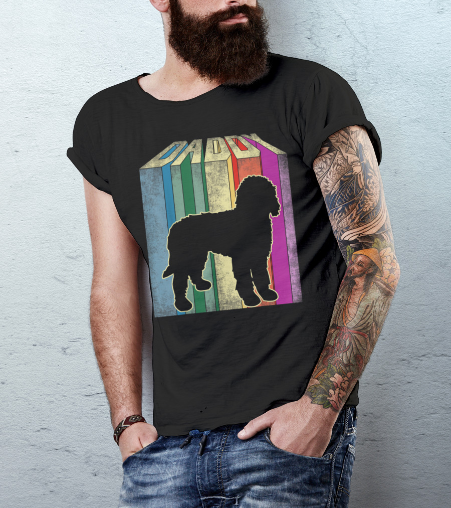 Daddy Multicolor Silhouette Doodle T-Shirt