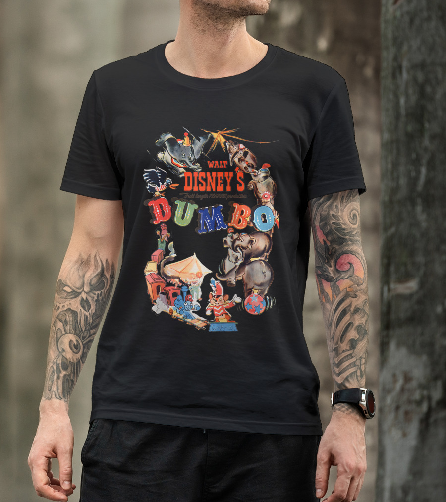 Walt Disney's Dumbo Classic Characters Circus T-Shirt