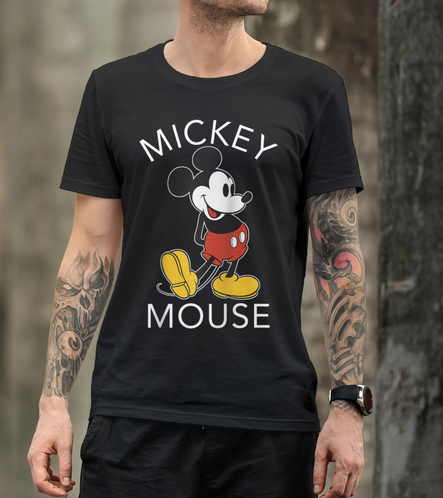 Mickey Mouse Disney Classic Red Shorts Yellow Shoes T-Shirt