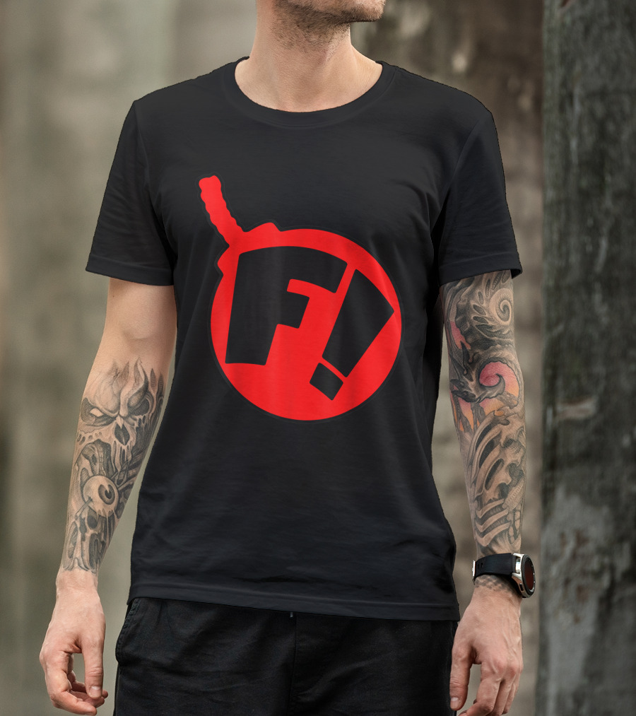 Ferretbomb Classic Color Red Bomb Icon F T-Shirt