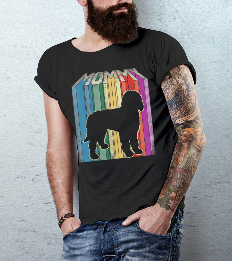 Rainbow Mommy Doodle Dog T-Shirt