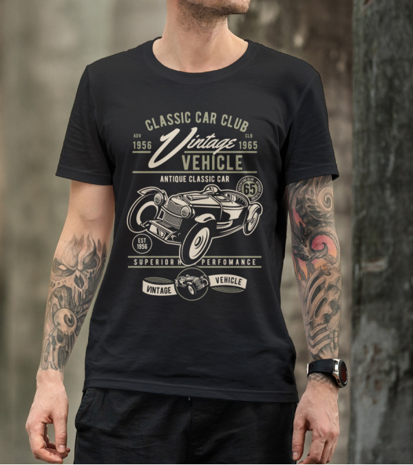Classic Car Club Vintage Vehicle Antique Classic Car Superior Performance 1956-1965 T-Shirt