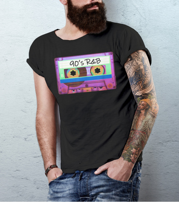 90's R&B Cassette Tape Retro Vibe T-Shirt