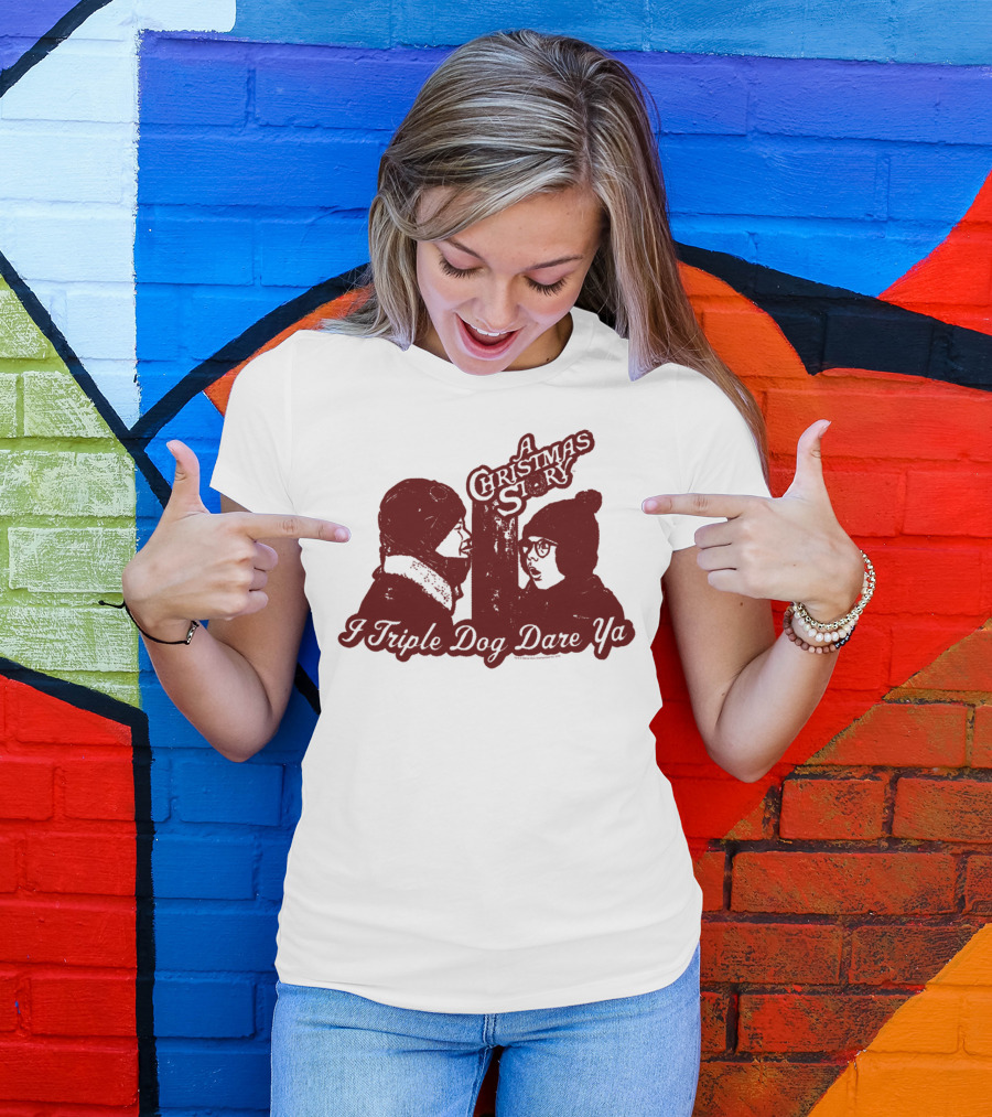 A Christmas Story I Triple Dog Dare Ya Classic Moment T-Shirt