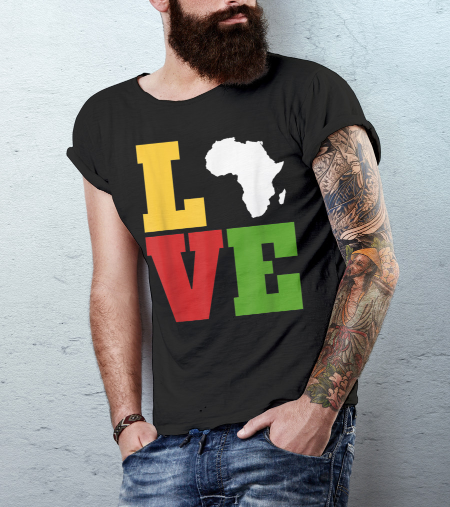 LOVE Africa Afrocentric African T-Shirt