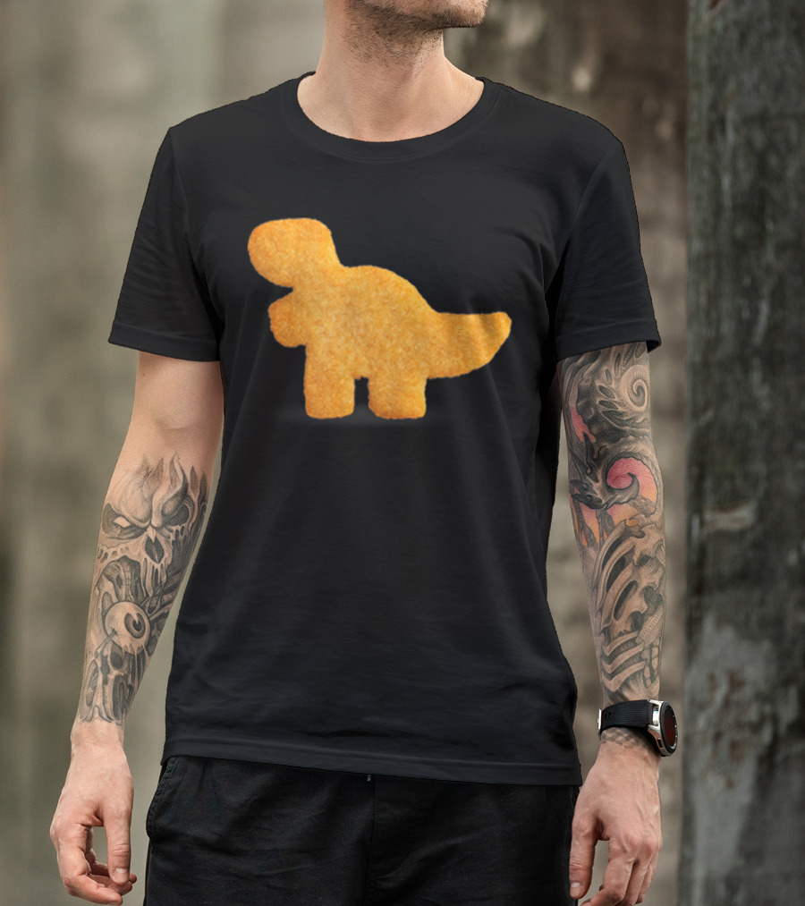 Dino T-Rex Chicken Nugget Funny Dinosaur T-Shirt