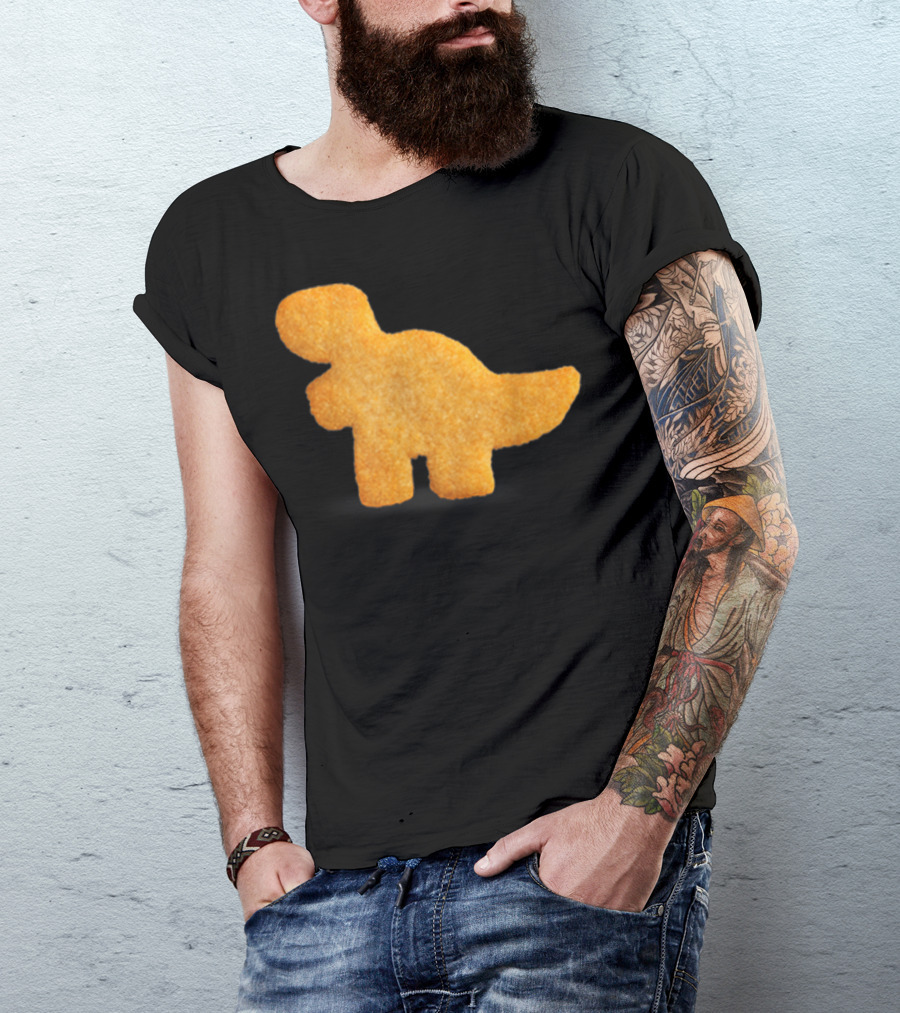 Dino T-Rex Chicken Nugget Funny Dinosaur T-Shirt