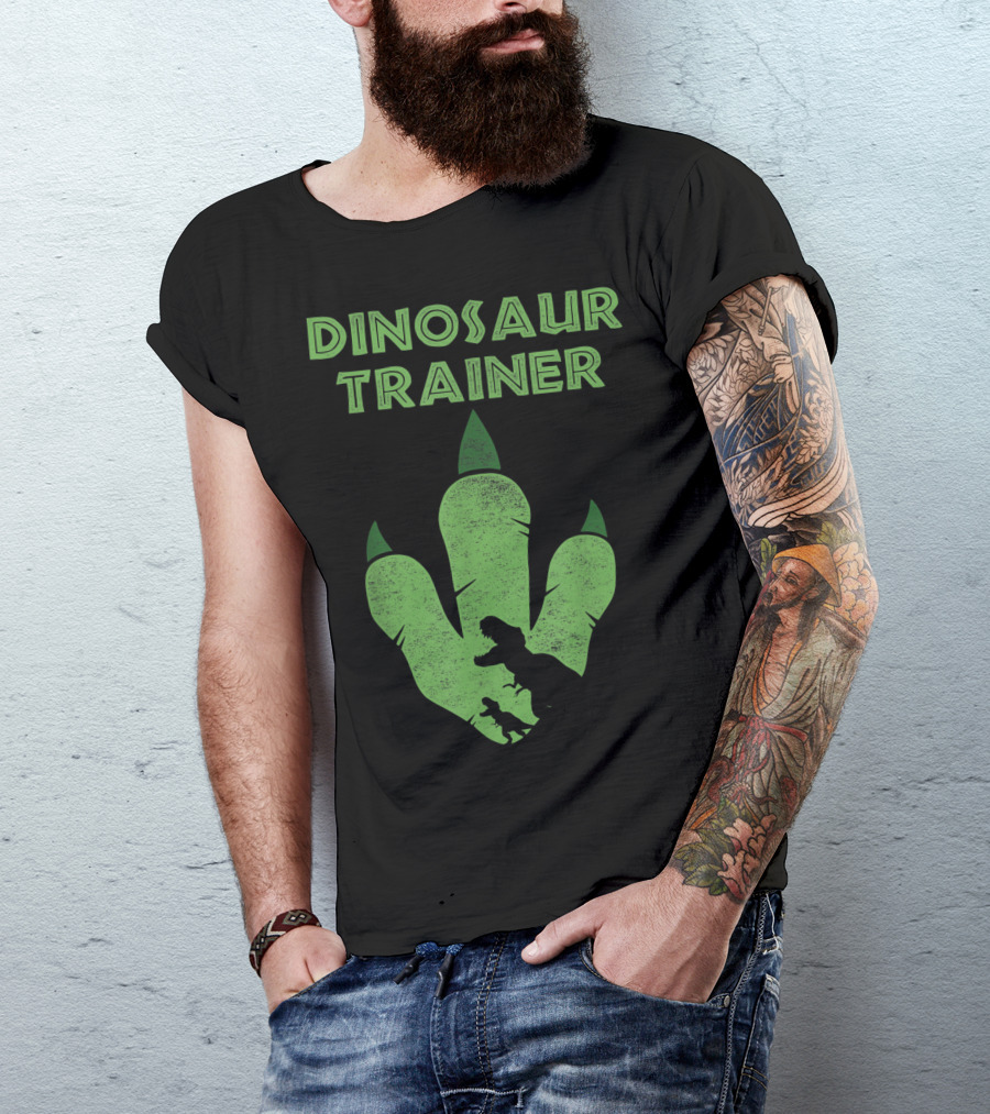 Dinosaur Trainer Big Jurassic Footprint With T-Rex T-Shirt