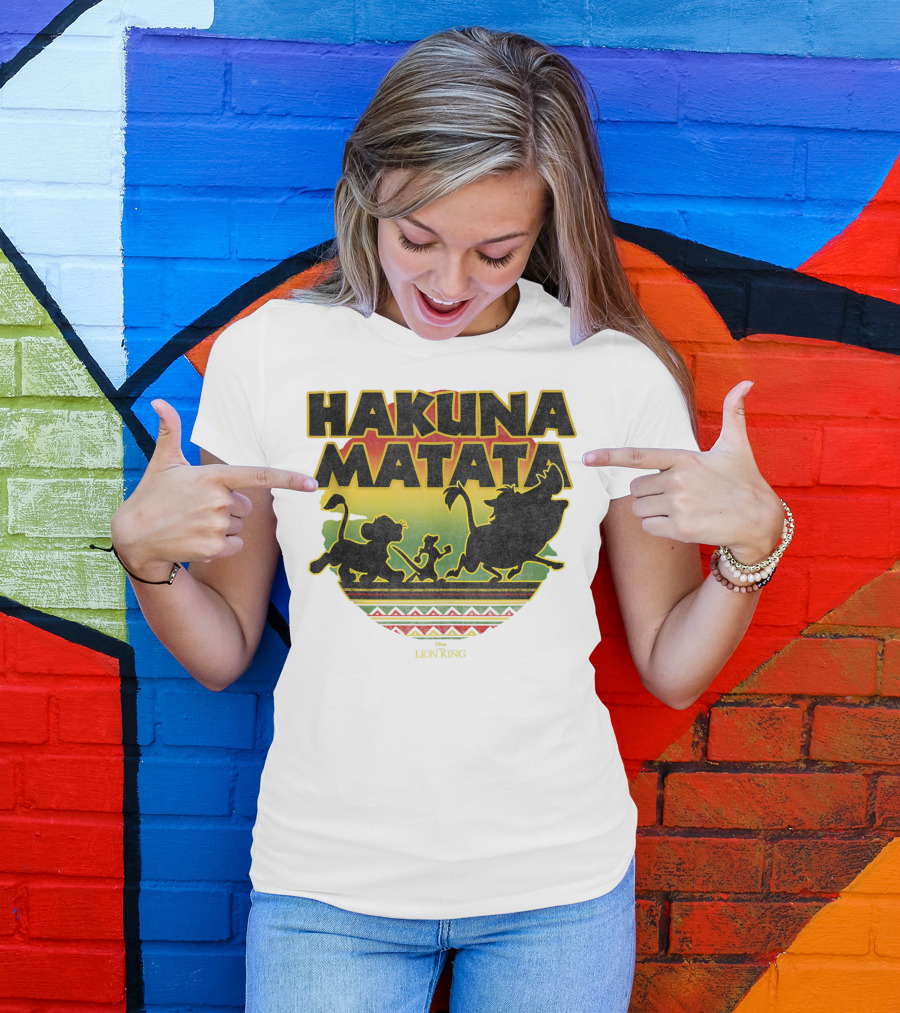 Hakuna Matata Disney The Lion King Simba Timon Pumba T-Shirt