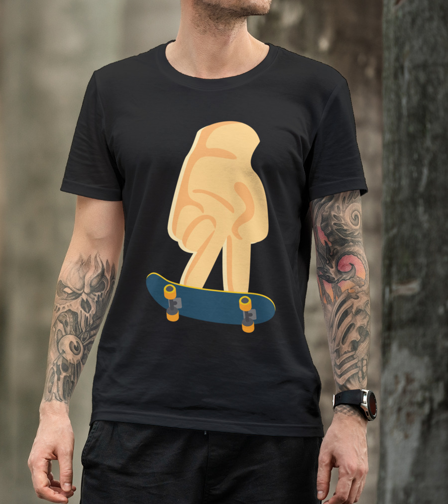 Fingerboard Skateboard Finger Skating Skateboard Board T-Shirt