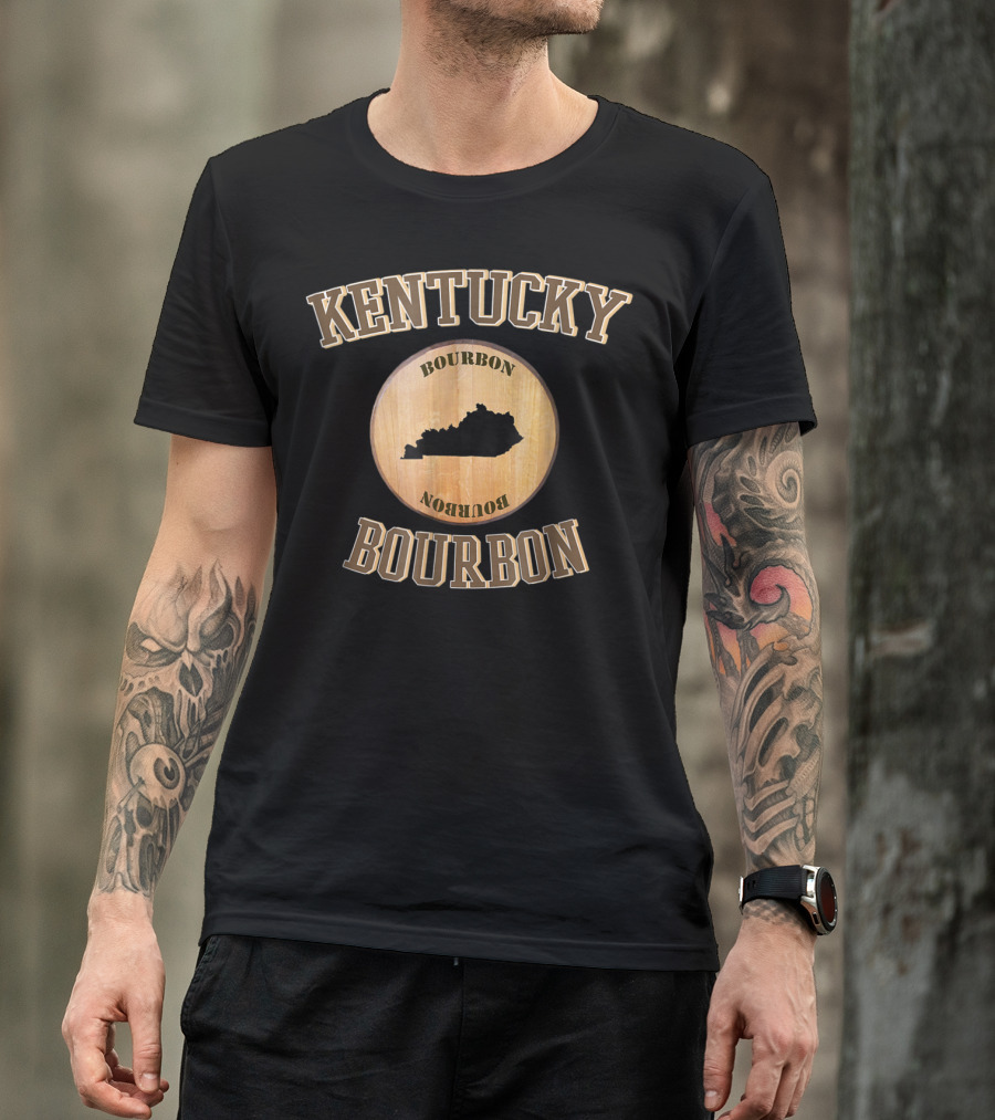 Kentucky Bourbon Barrel Great Father Bourbon Lover T-Shirt