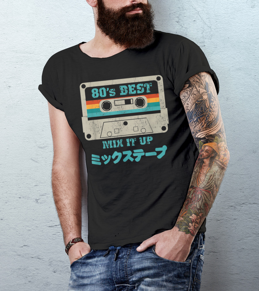 80s Best Mix It Up Cassette Japanese Otaku Aesthetic T-Shirt