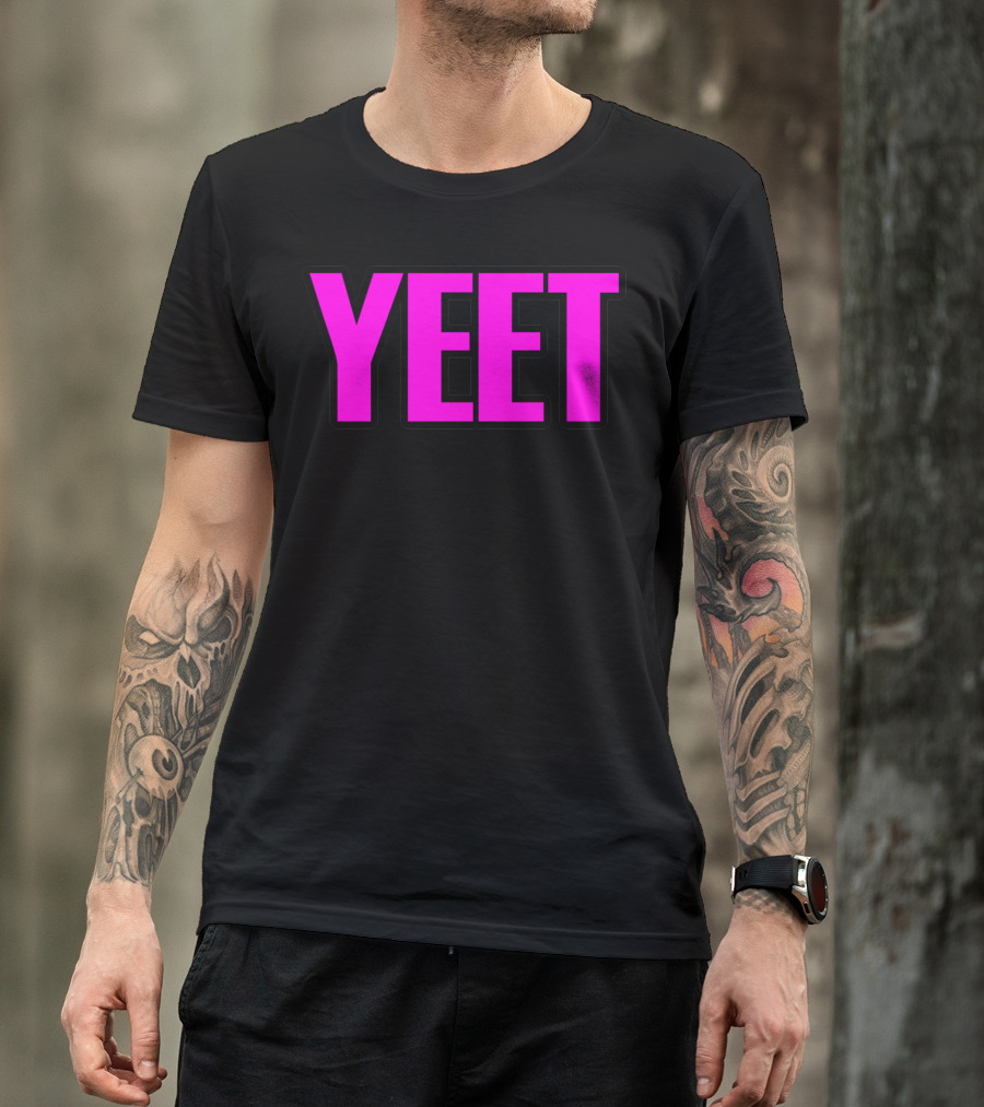 Pink Yeet Popular Funny T-Shirt
