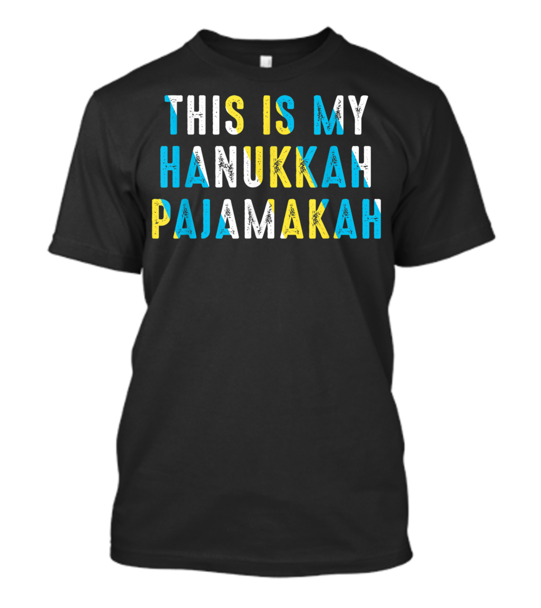 This Is My Hanukkah Pajamakah Funny Chanukah T-Shirt