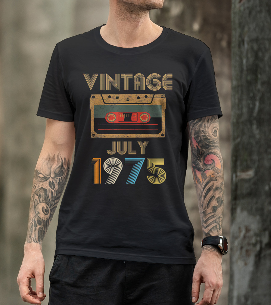 Vintage Cassette July 1975 T-Shirt
