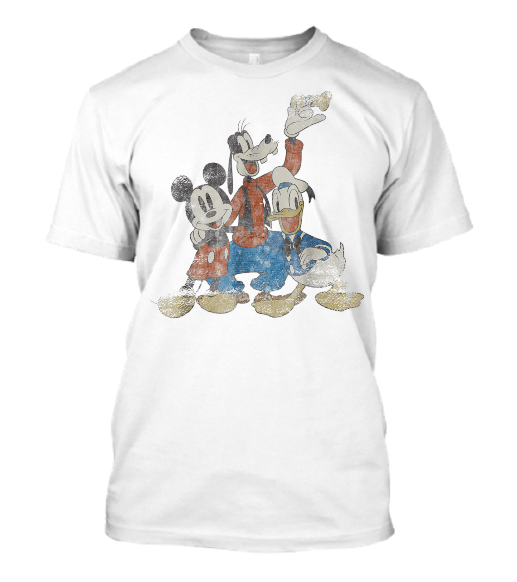 Disney Classic Friends Mickey Goofy Donald T-Shirt