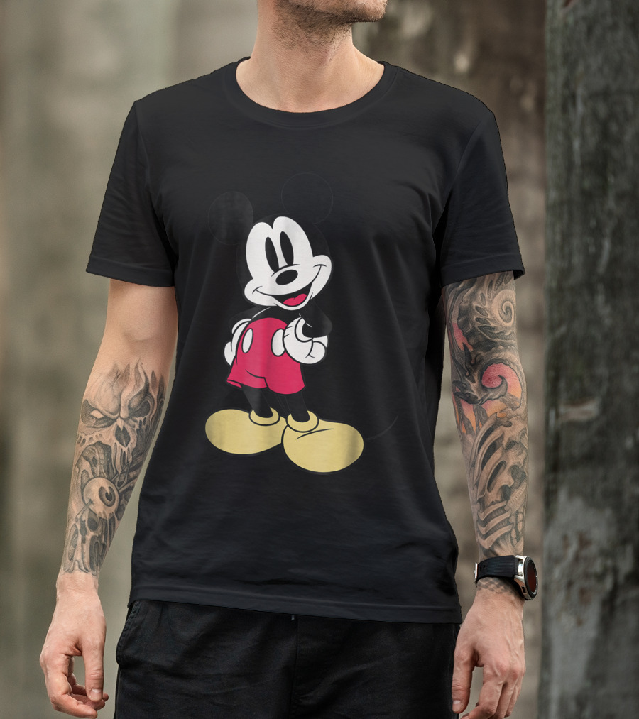 Disney Classic Mickey Mouse 1 XP Vintage Style Retro T-Shirt