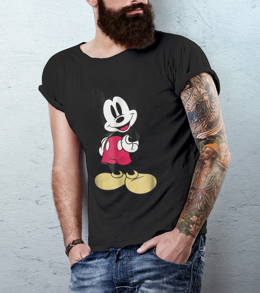 Disney Classic Mickey Mouse 1 XP Vintage Style Retro T-Shirt