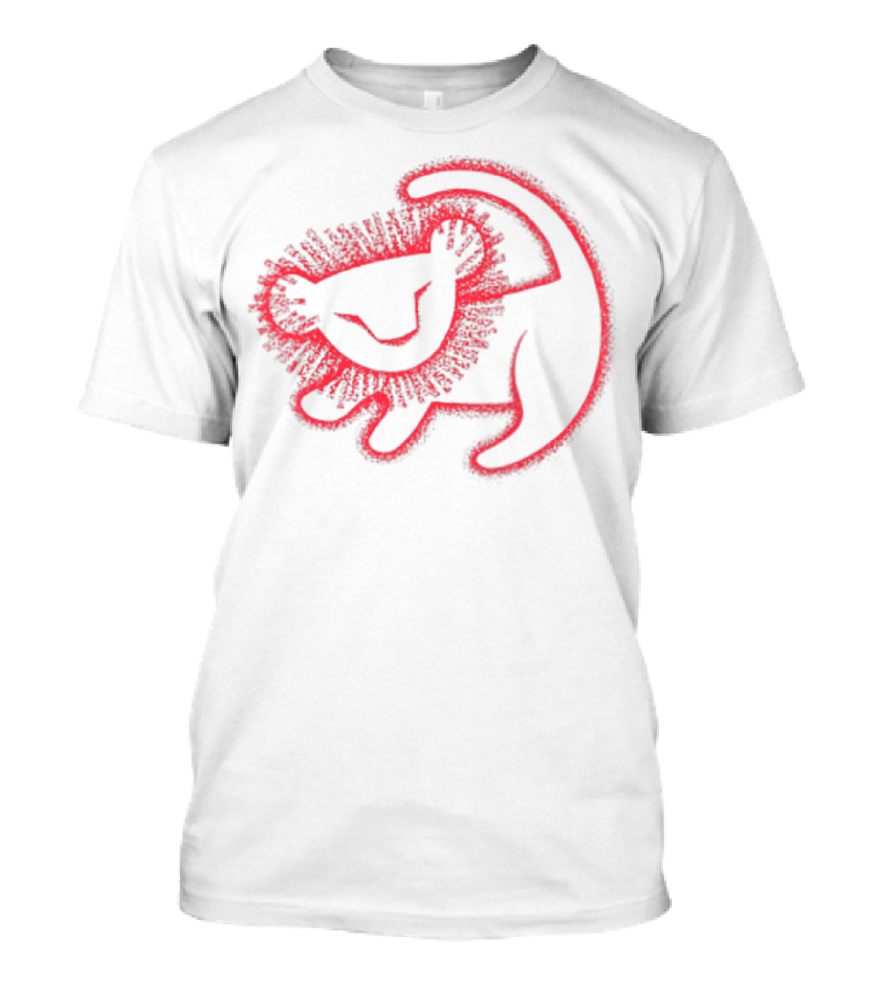 Disney Lion King Classic Simba Neon Outline T-Shirt