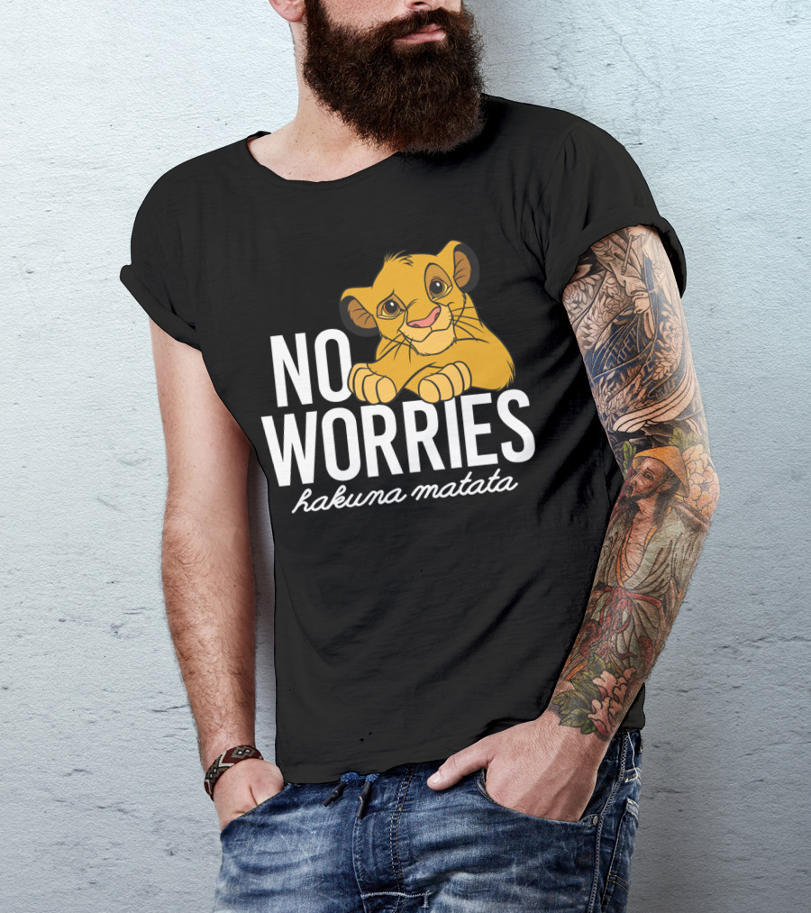 Disney Lion King Classic No Worries Hakuna Matata Simba T-Shirt