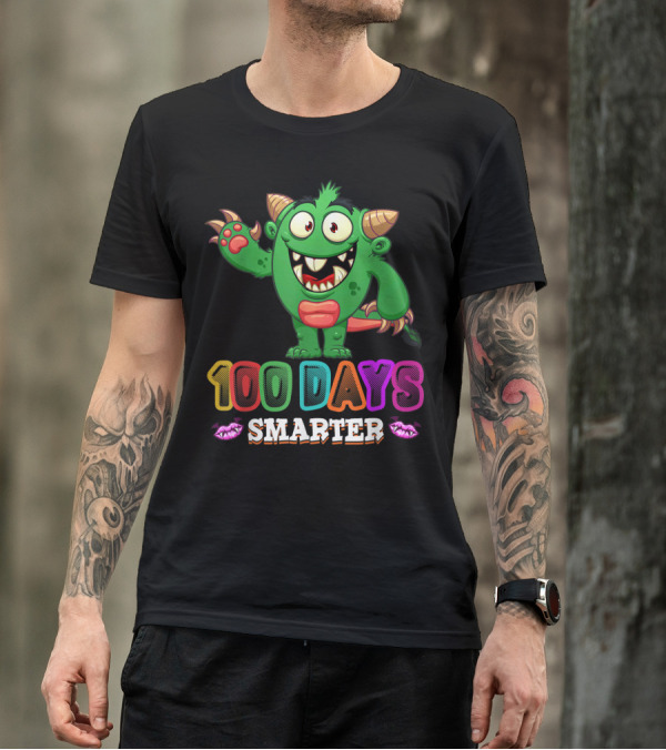100 Days Smarter Monster T-Shirt