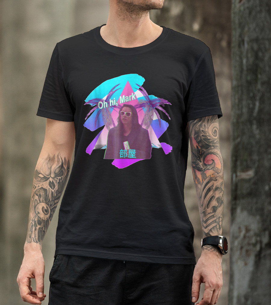 Oh Hi Mark Vaporwave 部屋 The Room Aesthetic T-Shirt