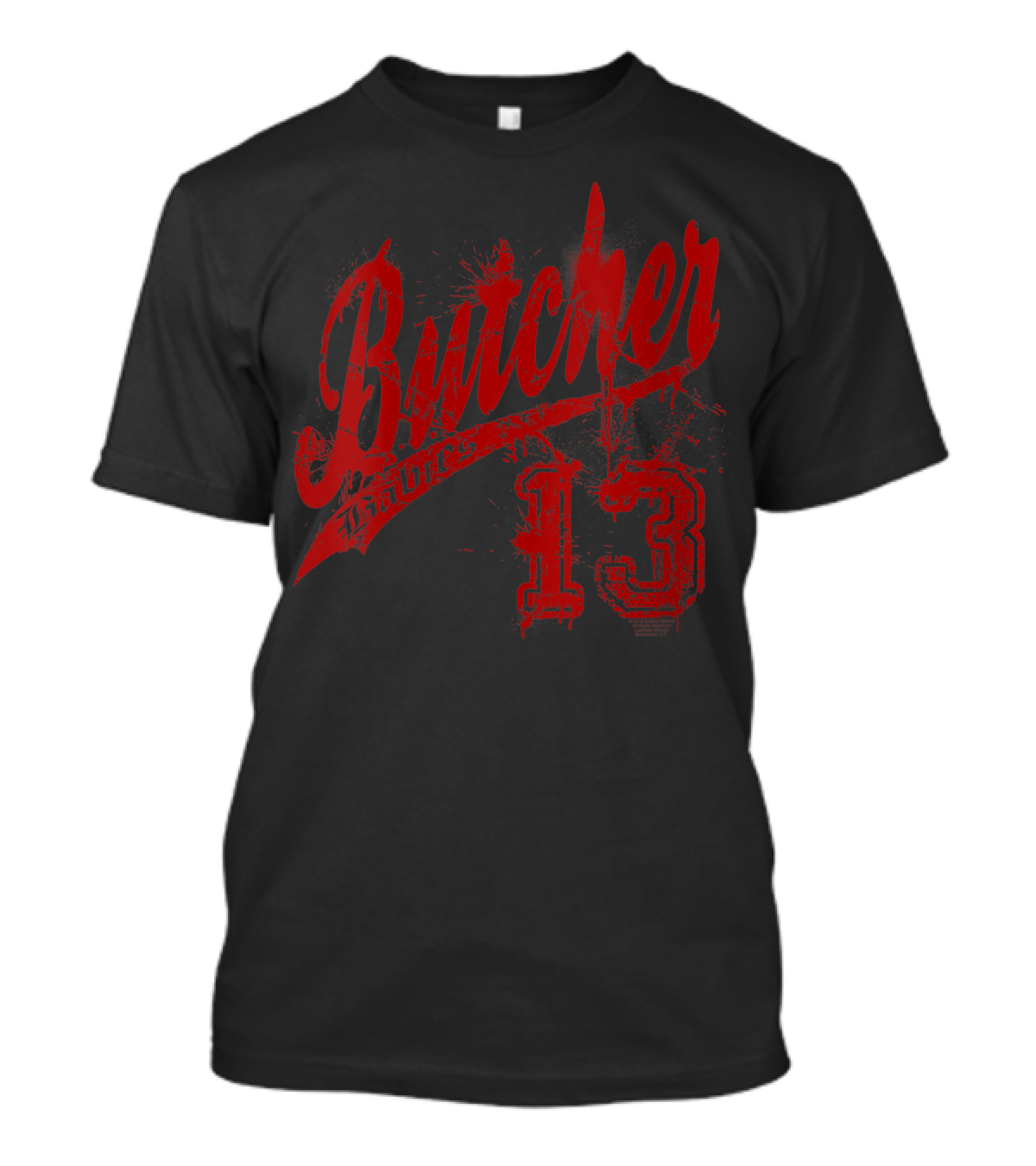 Butcher Babies 13 Butcher Splatter Jersey T-Shirt