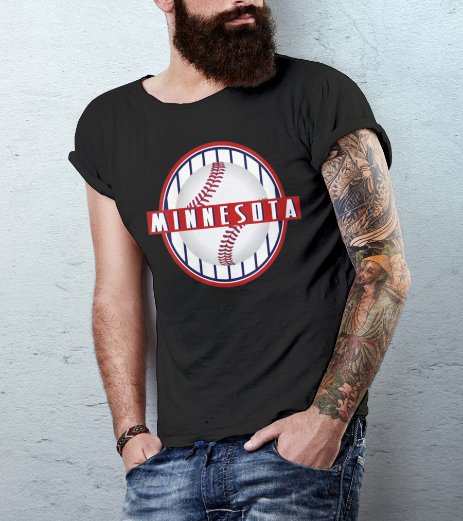 Minnesota Baseball Nice Twin Cities Baseball Themed T-Shirt