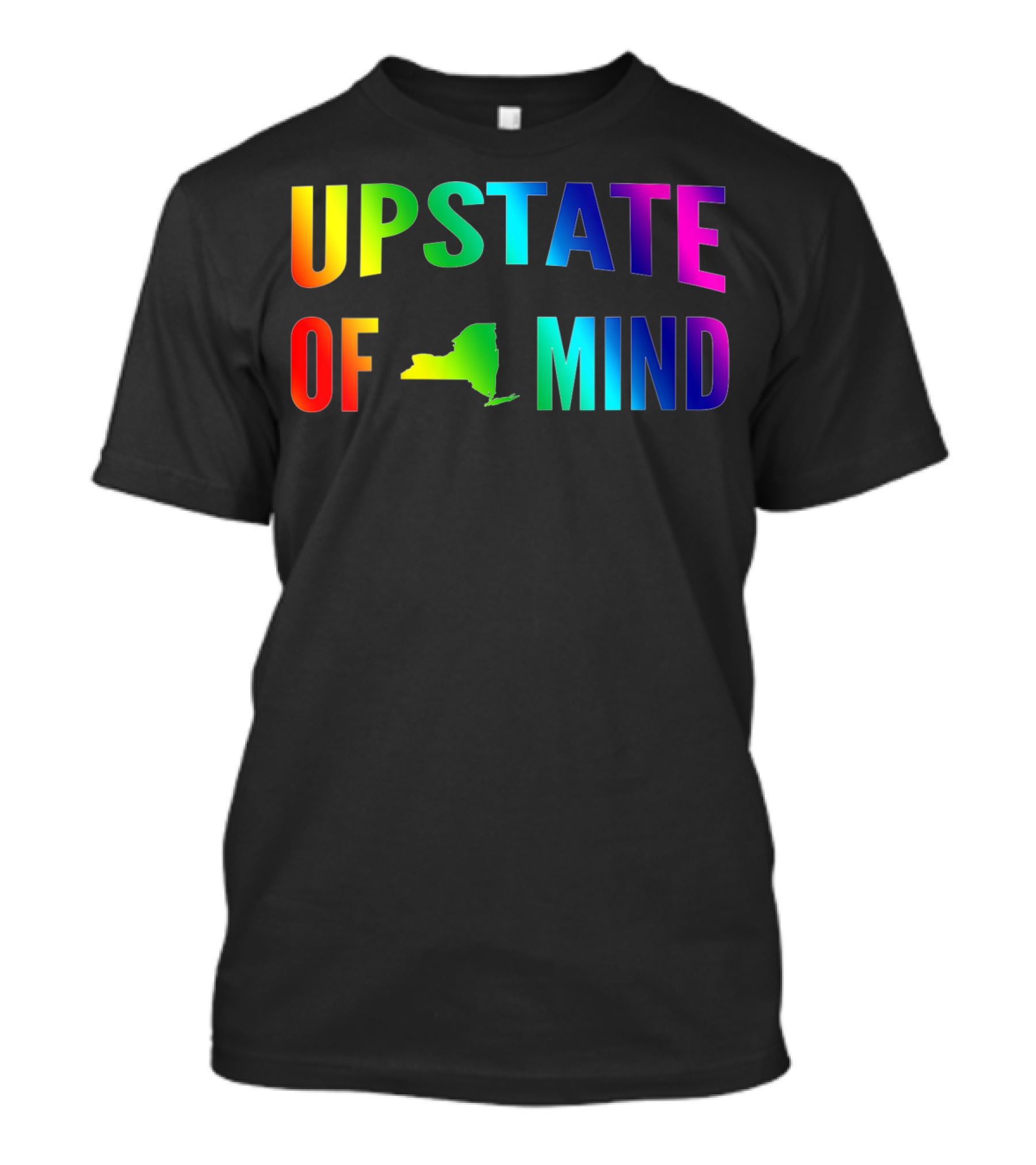 Upstate New York Map Upstate Of Mind T-Shirt
