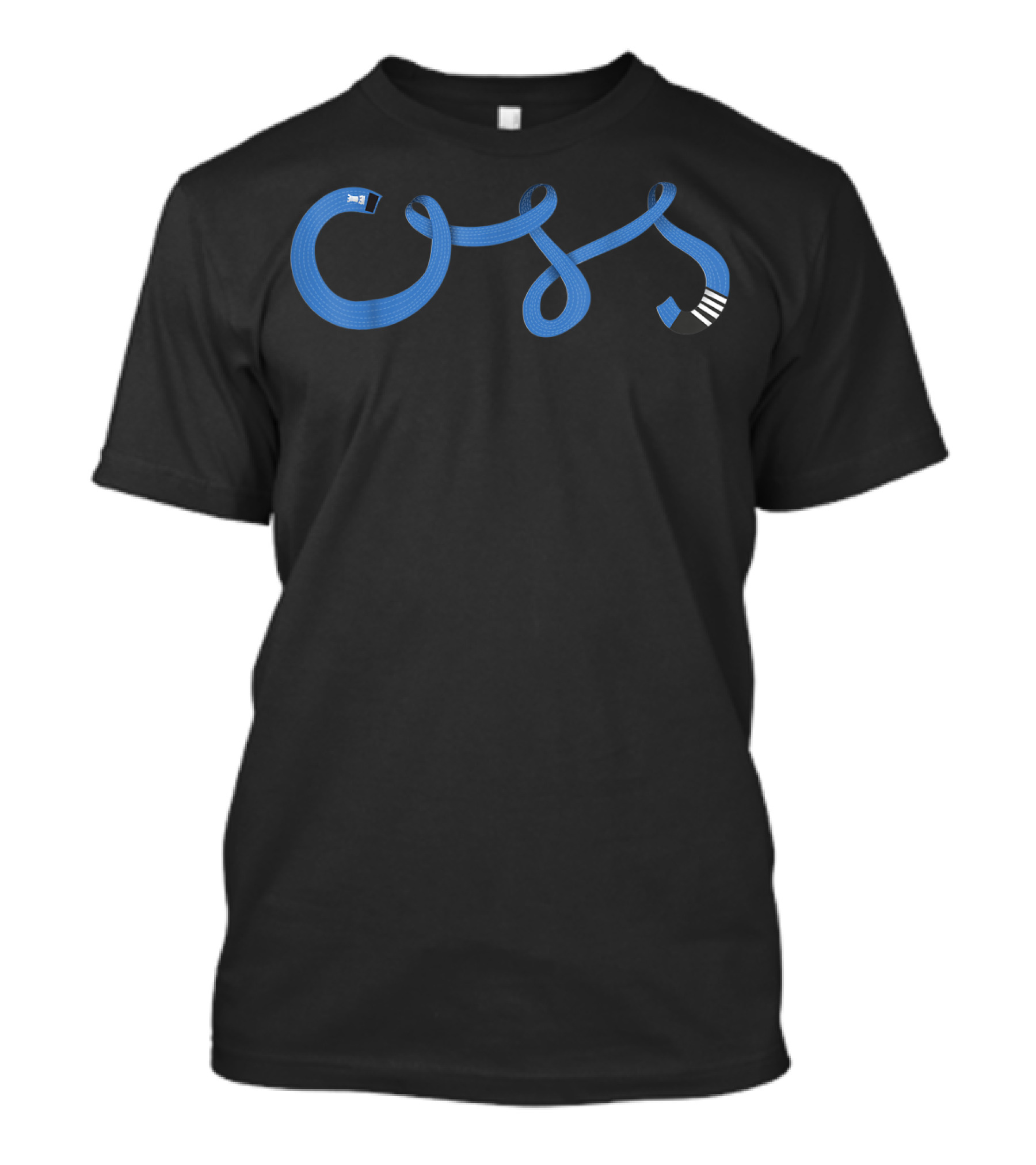 Brazilian Jiujitsu BJJ OSS Blue Belt Martial Arts Enthusiast T-Shirt