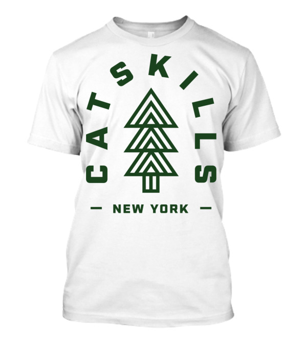 Catskills New York Tree Emblem T-Shirt