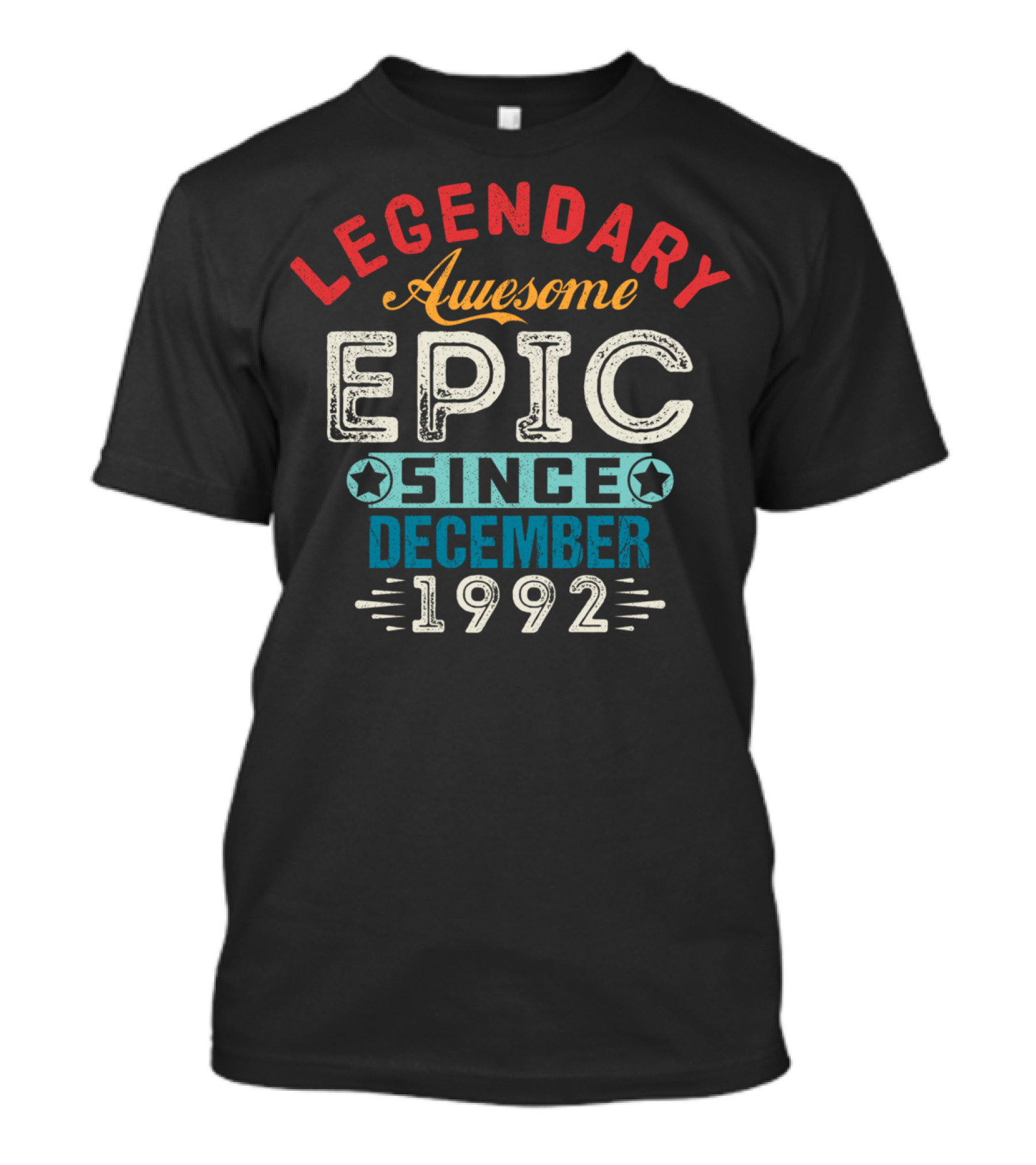 Legendary Awesome Epic Since December 1992 Birthday Vintage Presents T-Shirt